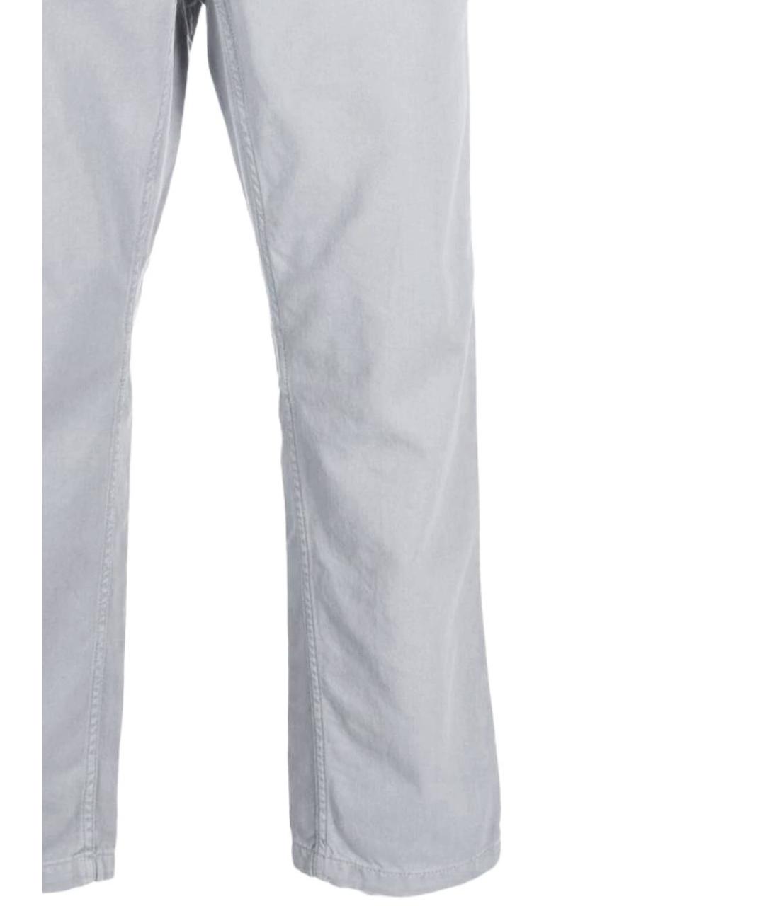 CARHARTT WIP Серые хлопковые прямые брюки, фото 2