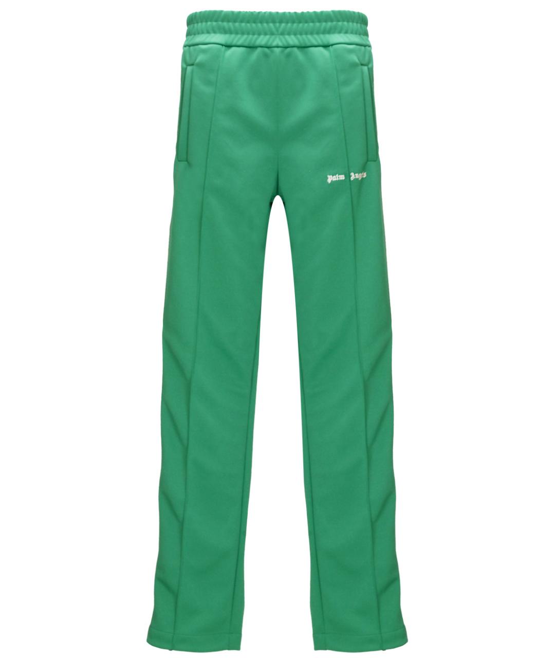 PALM ANGELS Зеленые полиэстеровые повседневные брюки, фото 1