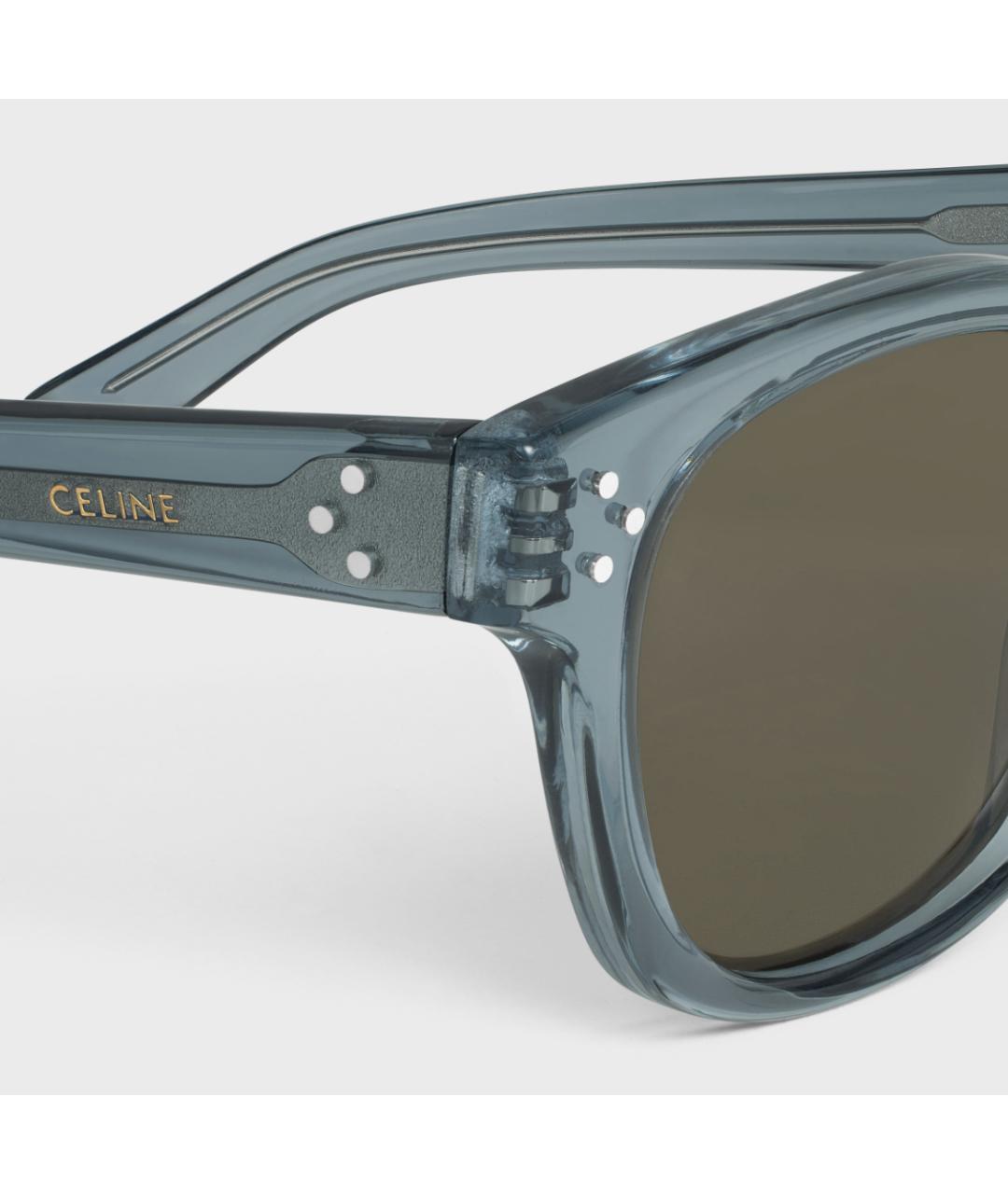 CELINE PRE-OWNED Голубые солнцезащитные очки, фото 4
