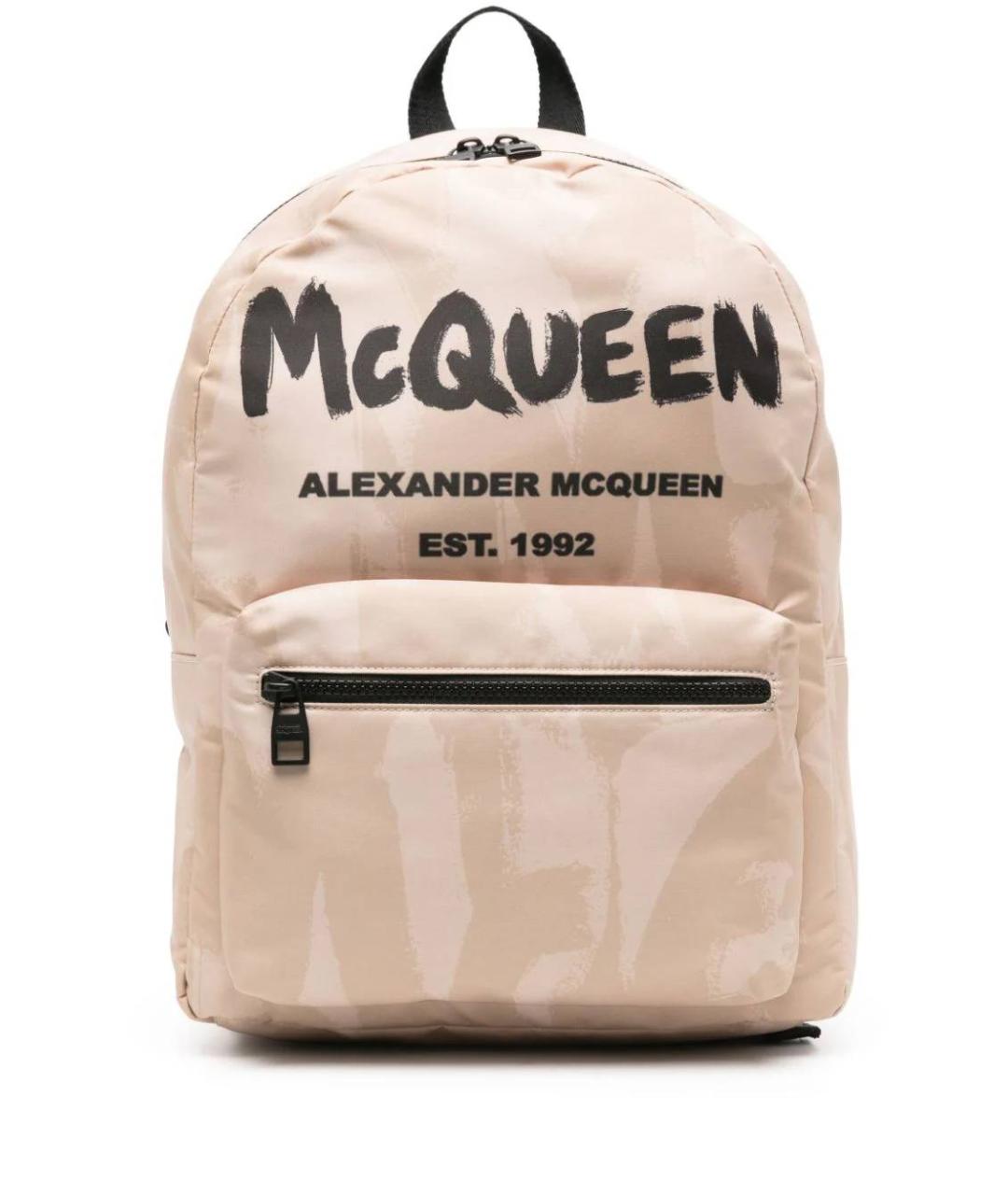 ALEXANDER MCQUEEN Бежевый рюкзак, фото 1