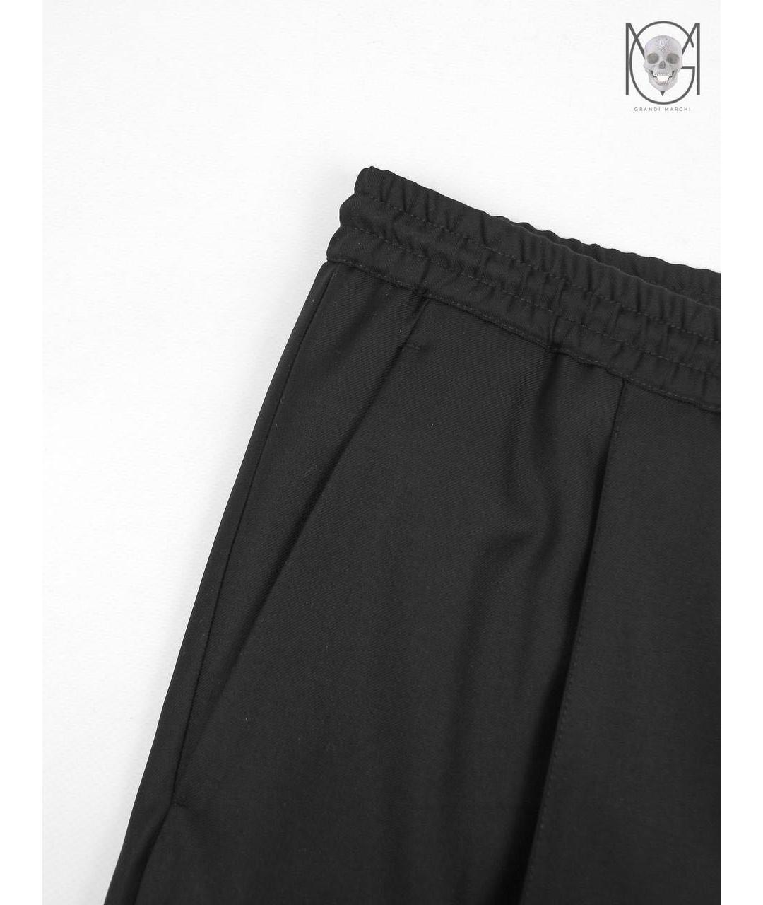 DIOR HOMME Черные шерстяные повседневные брюки, фото 6
