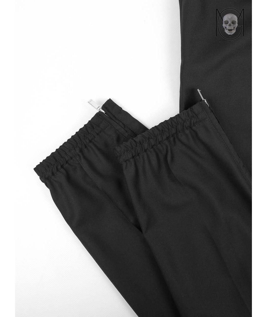 DIOR HOMME Черные шерстяные повседневные брюки, фото 5
