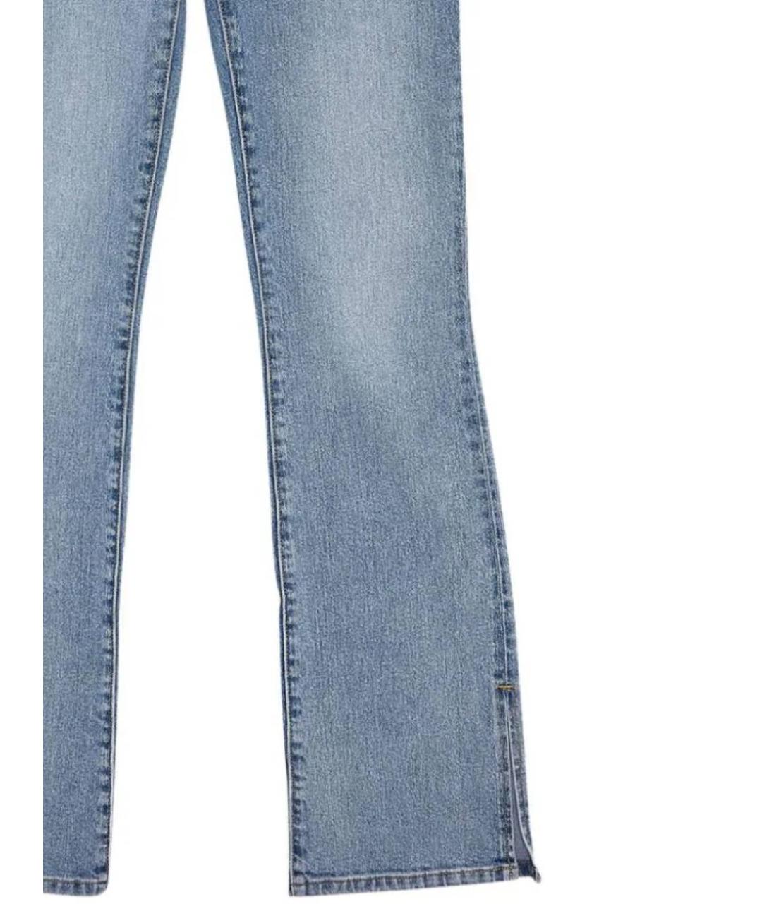 DIESEL Голубые хлопко-эластановые джинсы клеш, фото 2