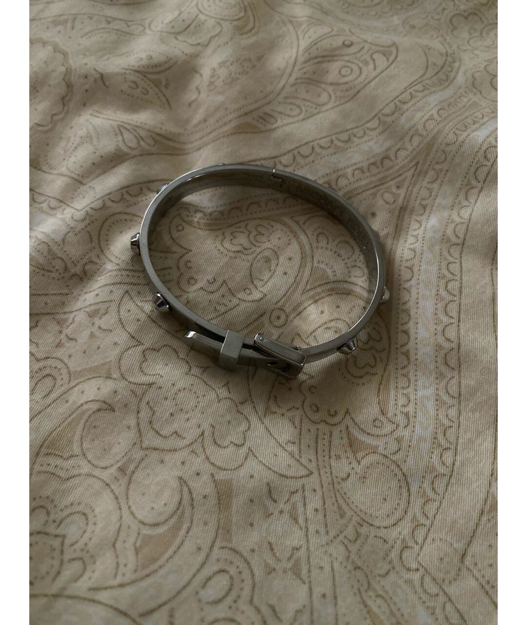 MICHAEL KORS Серебрянный металлический браслет, фото 5