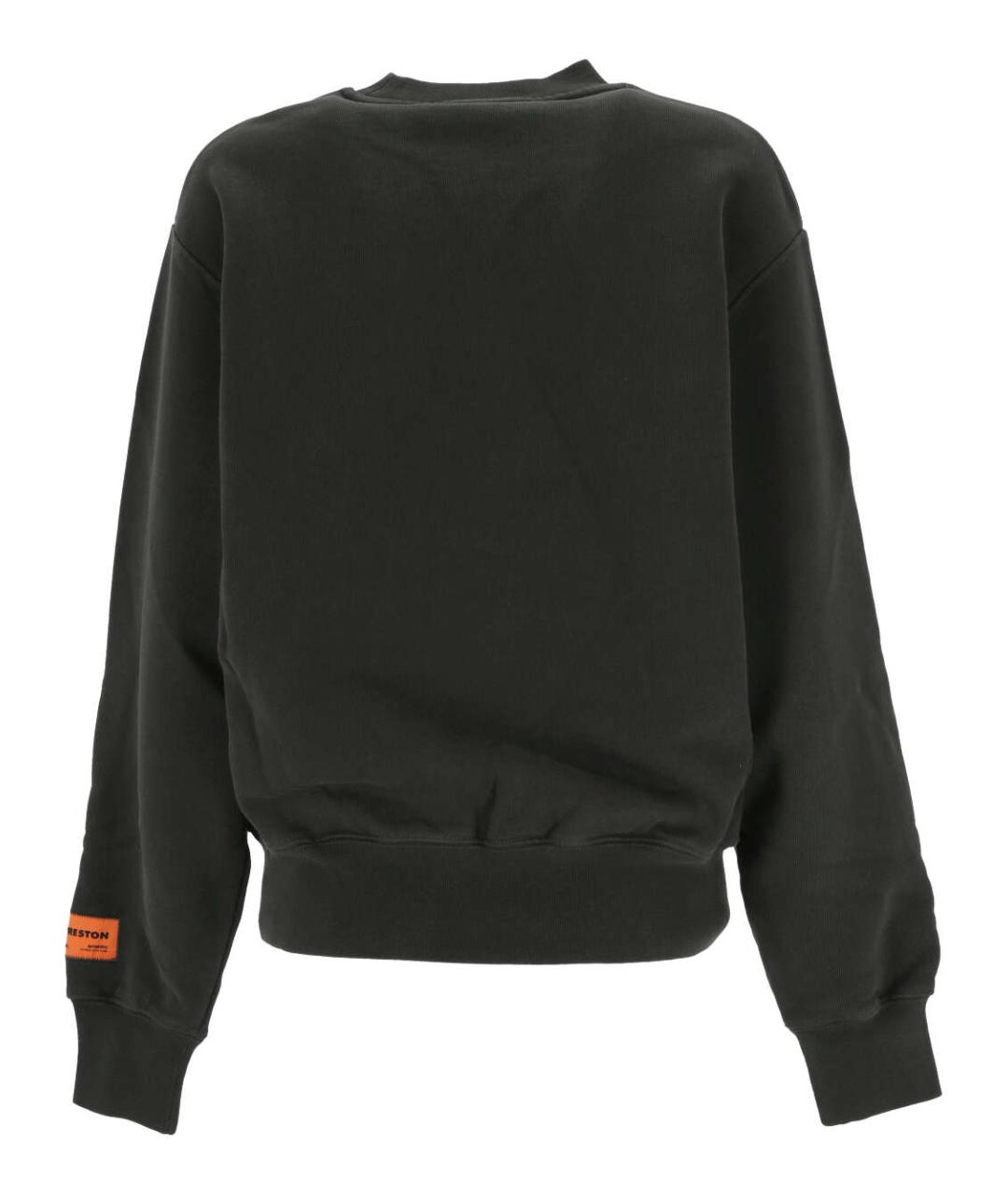 HERON PRESTON Черный хлопковый джемпер / свитер, фото 3