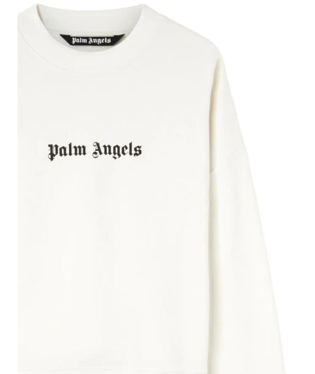 PALM ANGELS Бежевый хлопковый джемпер / свитер, фото 2