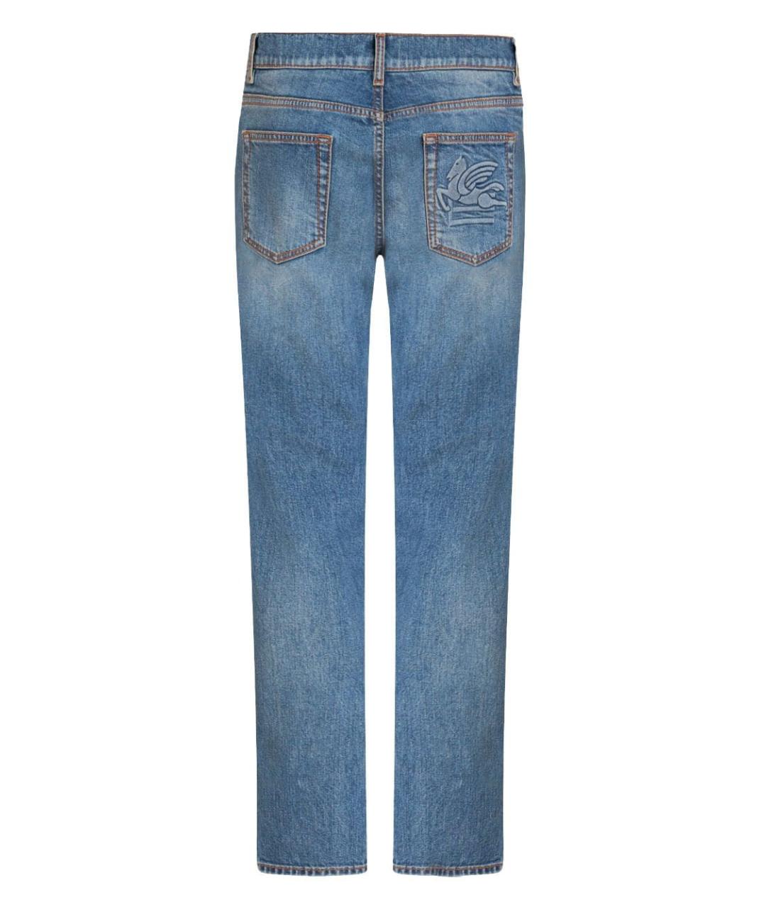 ETRO Голубые прямые джинсы, фото 3