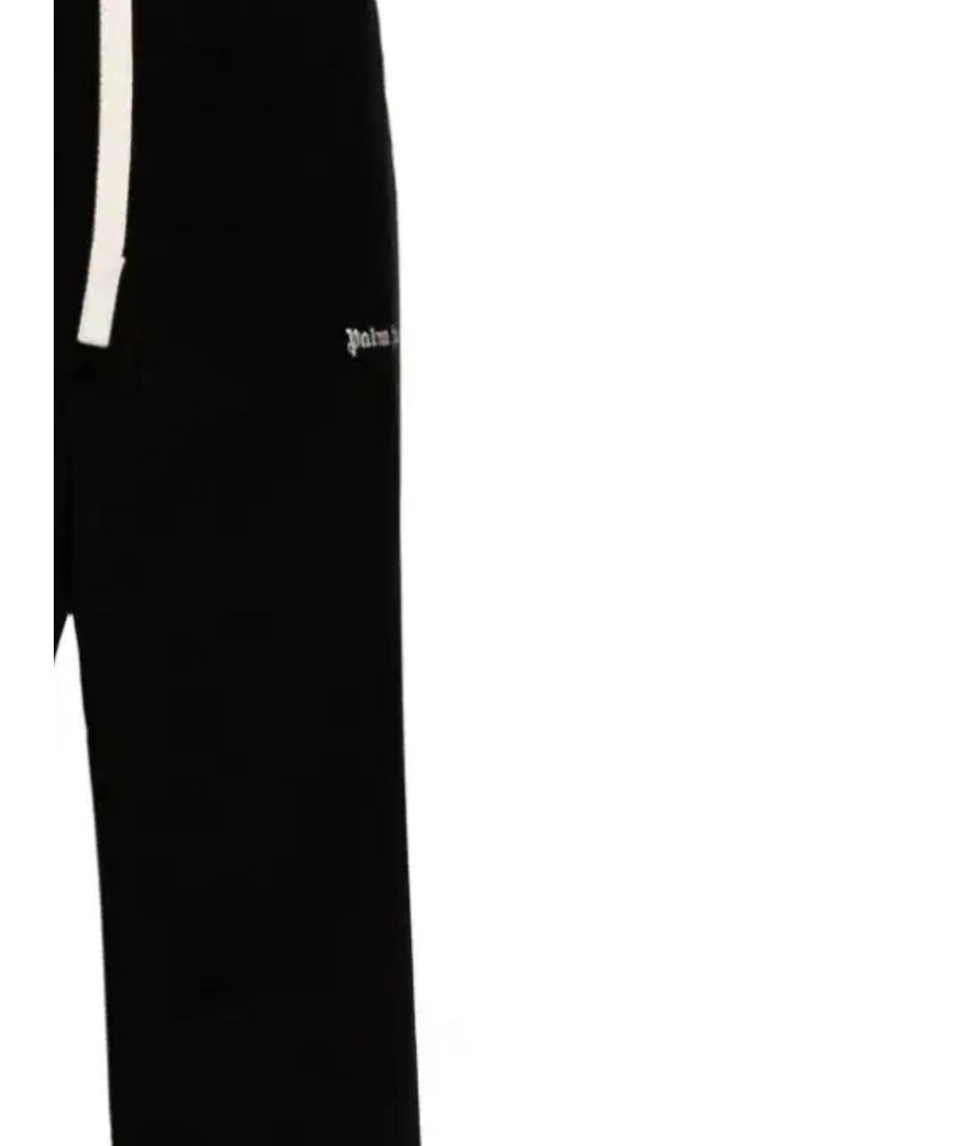 PALM ANGELS Черные хлопковые повседневные брюки, фото 2