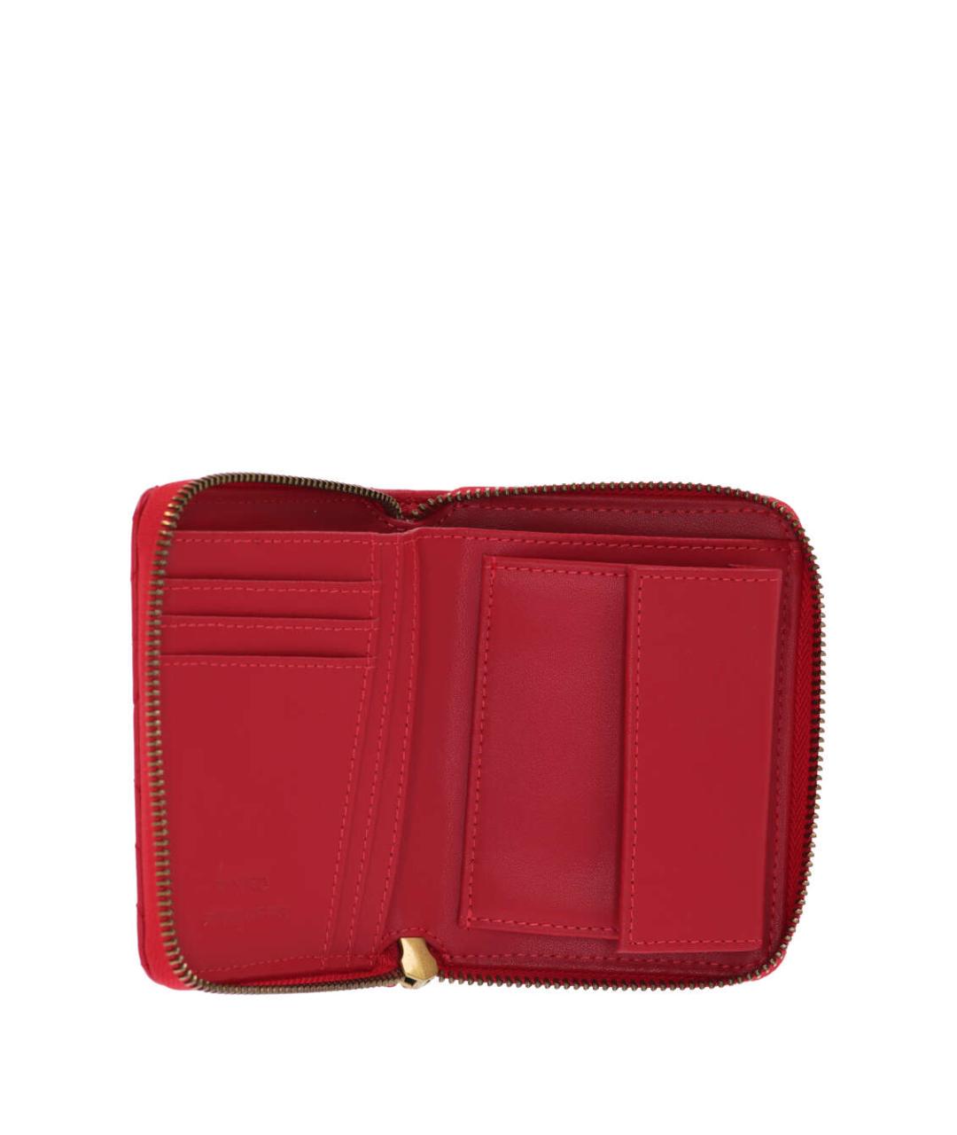 PINKO Красный кожаный кошелек, фото 4