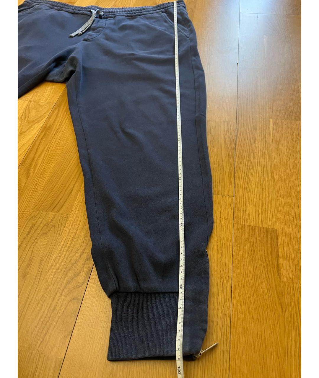 KITON Темно-синие хлопковые повседневные брюки, фото 8