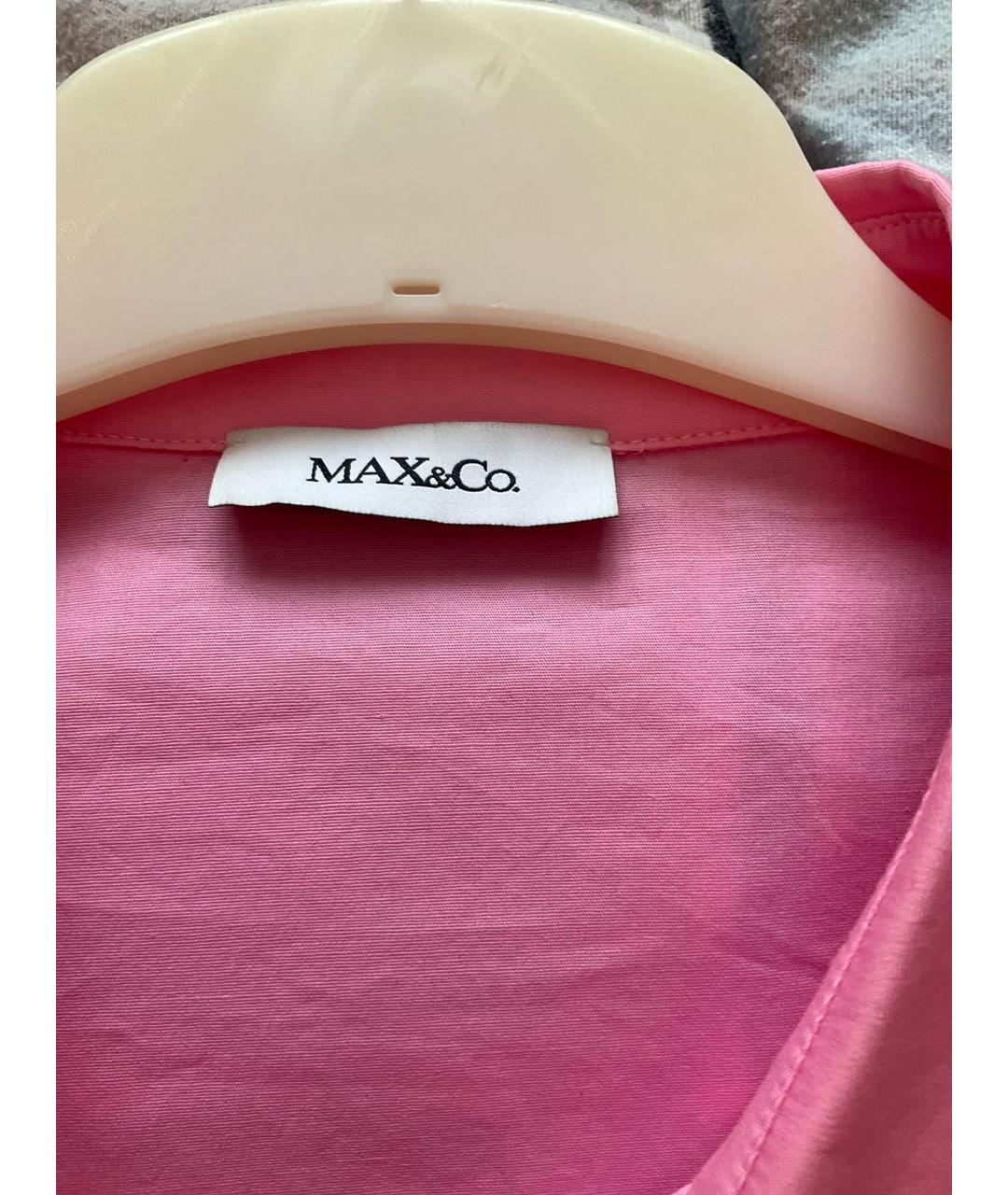 MAX&CO Розовая хлопковая рубашка, фото 3