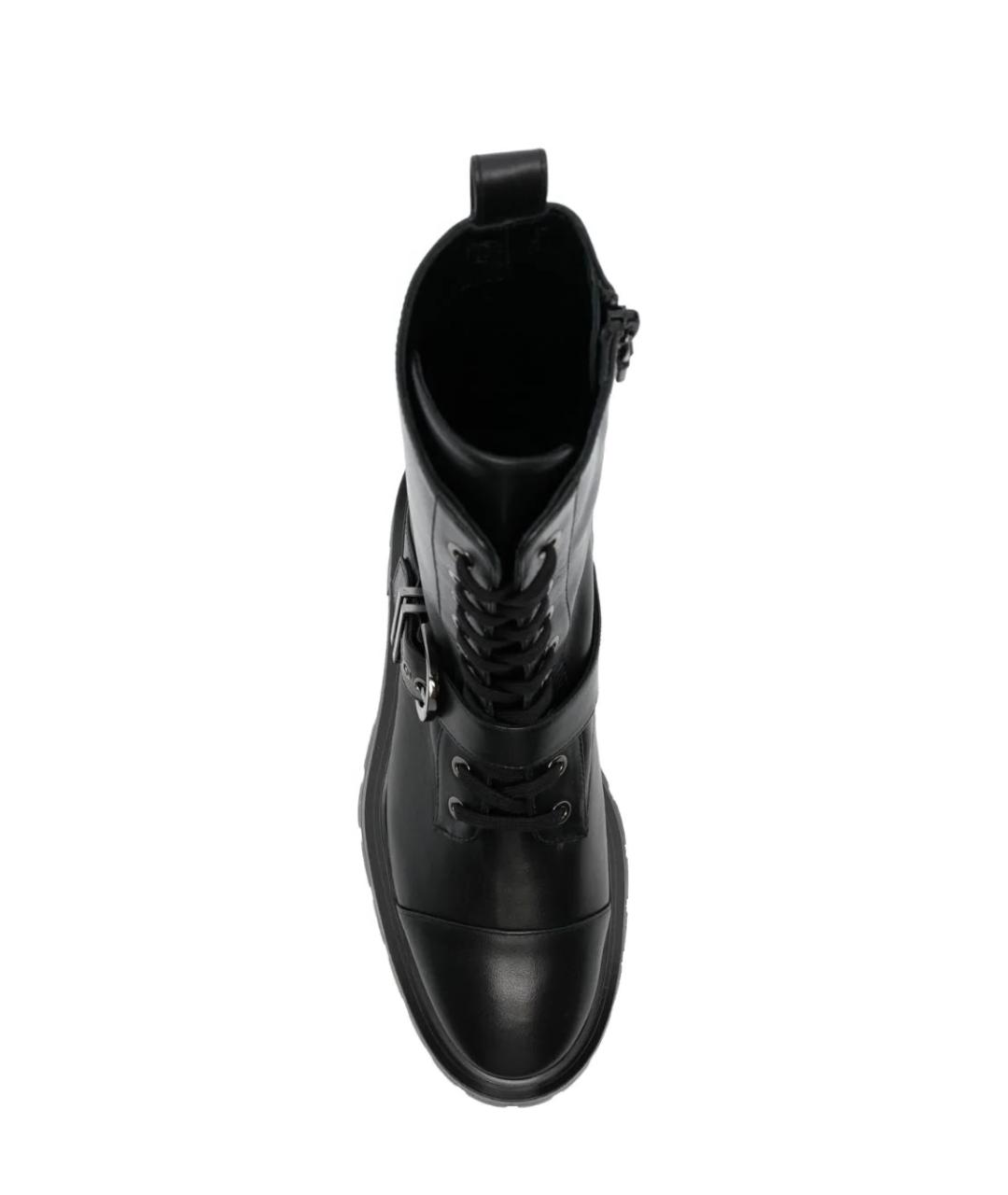 STUART WEITZMAN Черные кожаные ботинки, фото 4