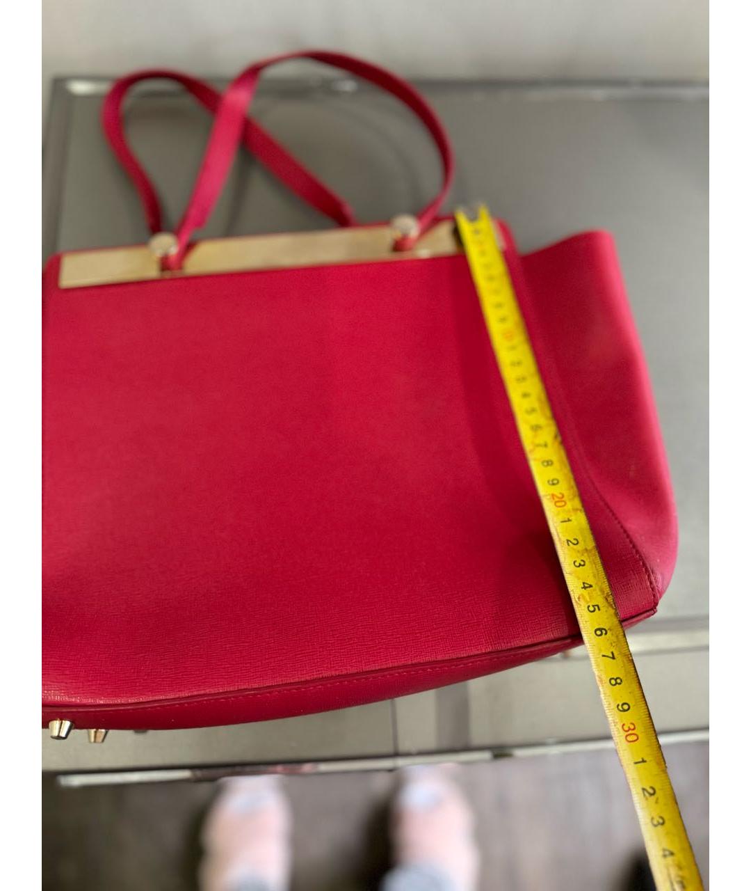 FURLA Красная сумка тоут из искусственной кожи, фото 6