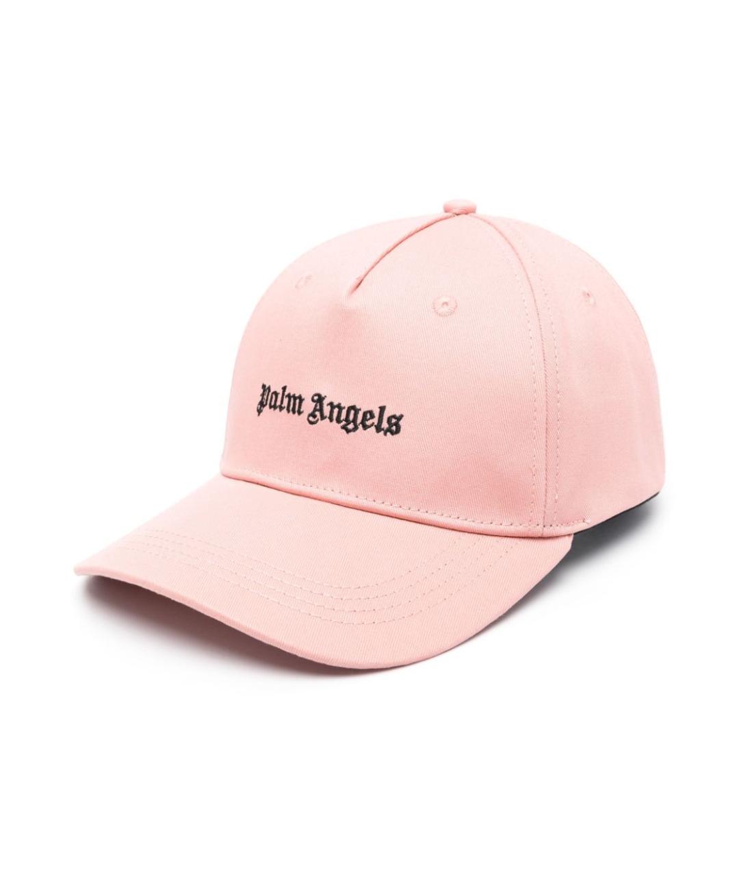 PALM ANGELS Розовая хлопковая кепка, фото 1