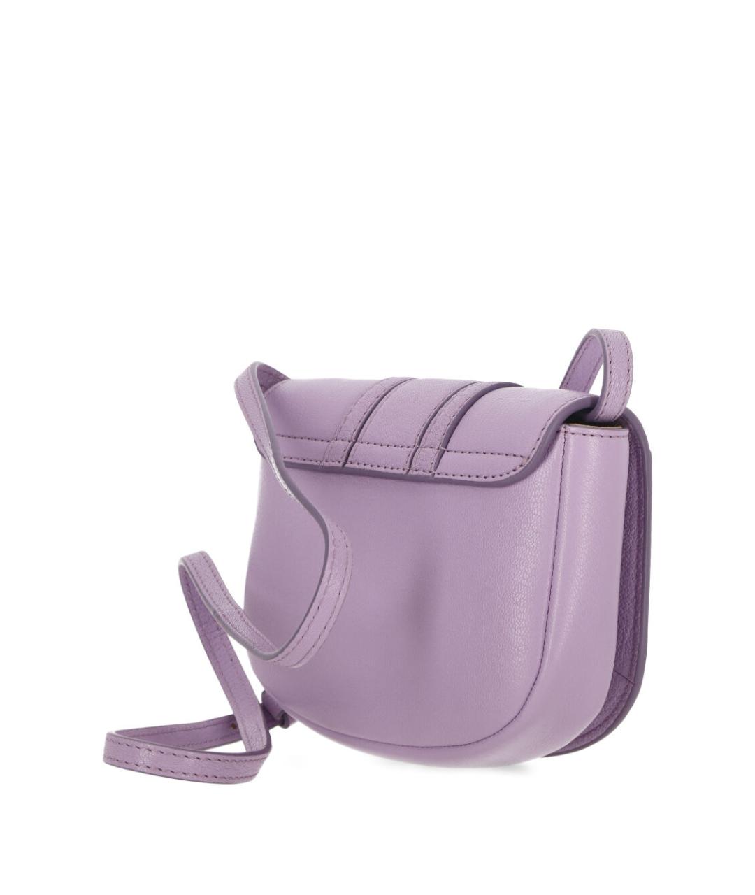 SEE BY CHLOE Фиолетовая кожаная сумка через плечо, фото 3
