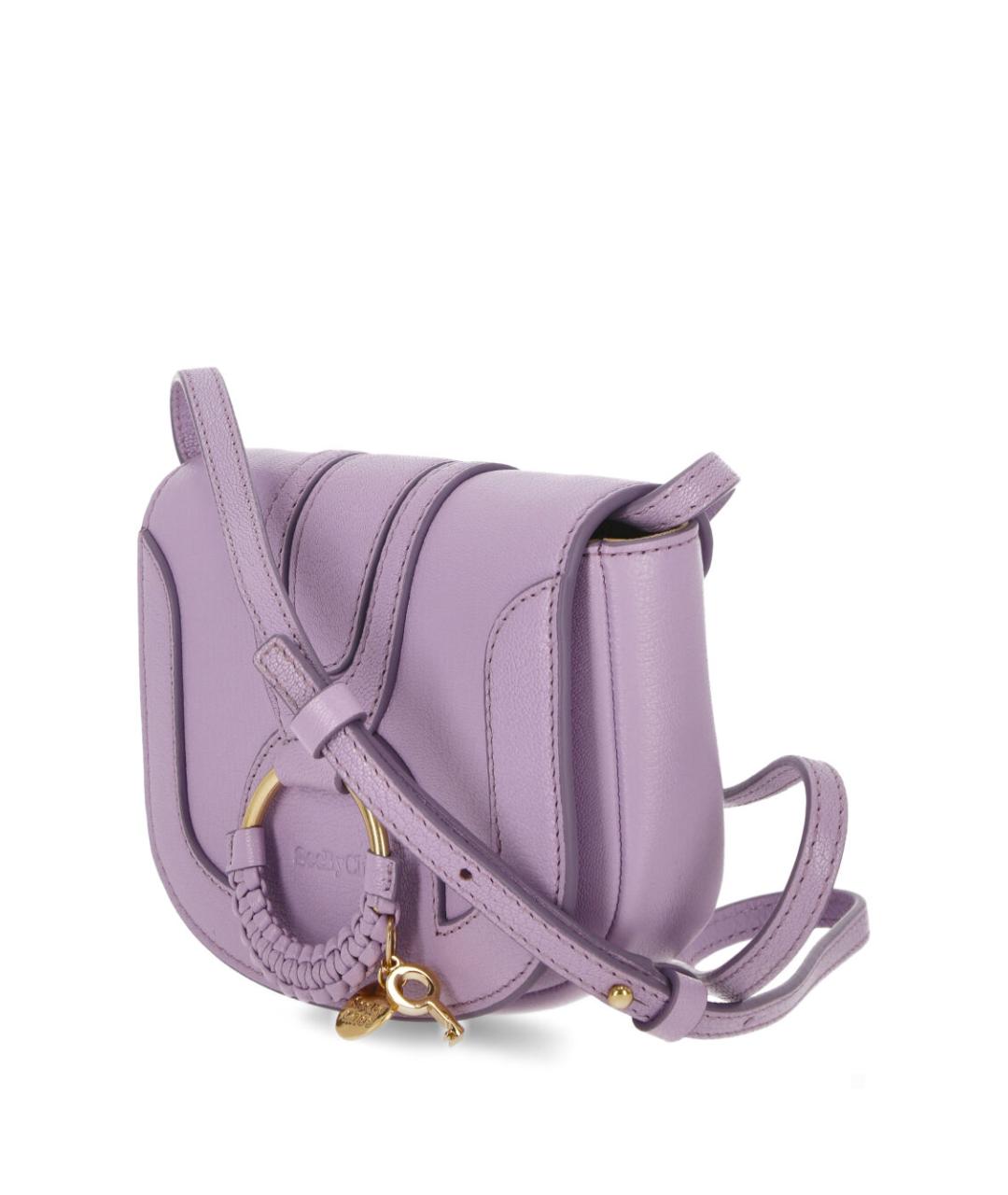 SEE BY CHLOE Фиолетовая кожаная сумка через плечо, фото 2