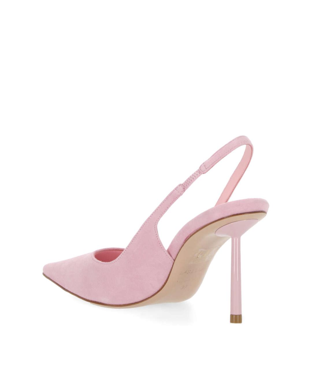 LE SILLA Розовые замшевые туфли, фото 3