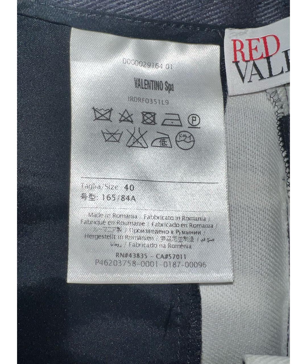 RED VALENTINO Темно-синие шорты, фото 4