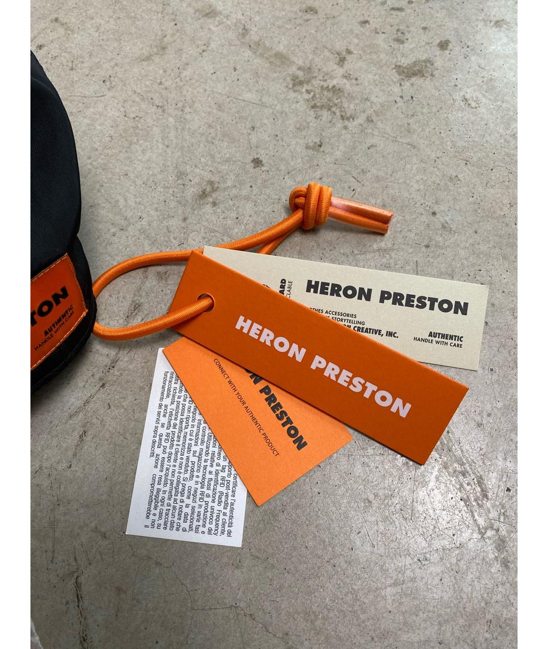 HERON PRESTON Черная кепка/бейсболка, фото 7