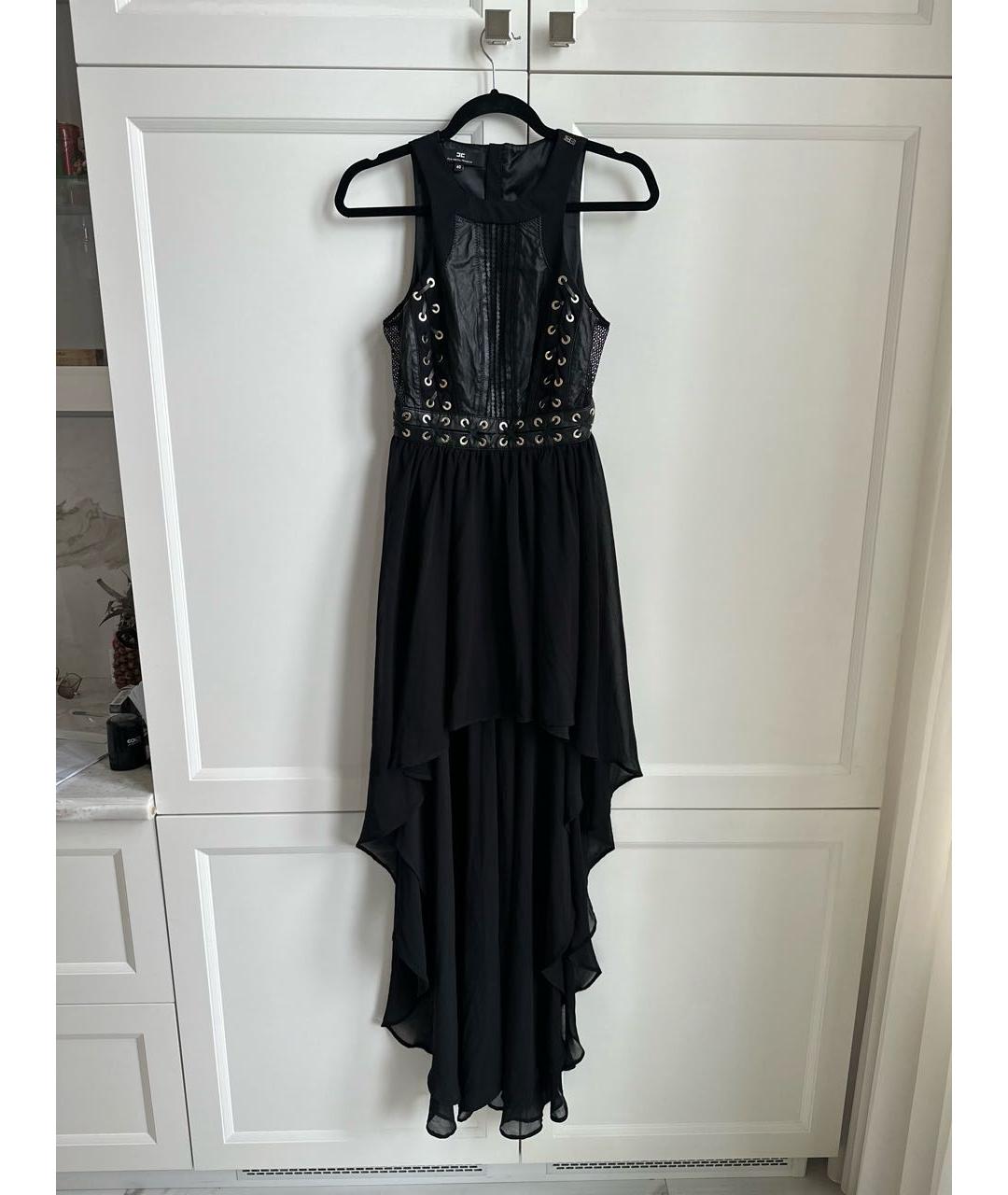 ELISABETTA FRANCHI Черное вечернее платье, фото 5