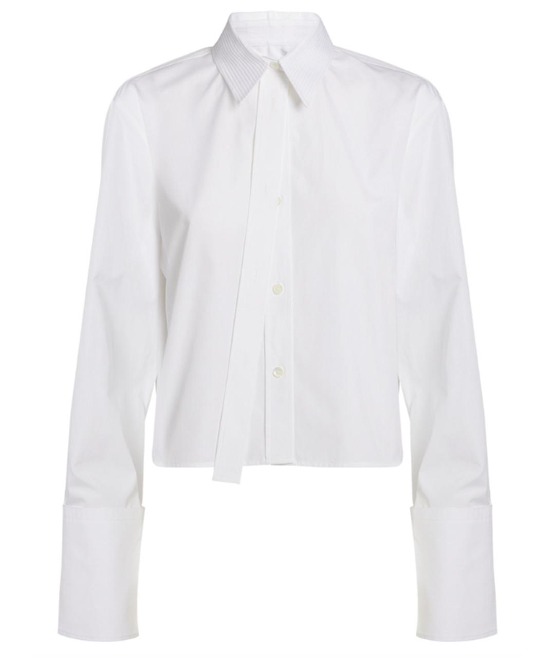 HELMUT LANG Белая хлопковая блузы, фото 1
