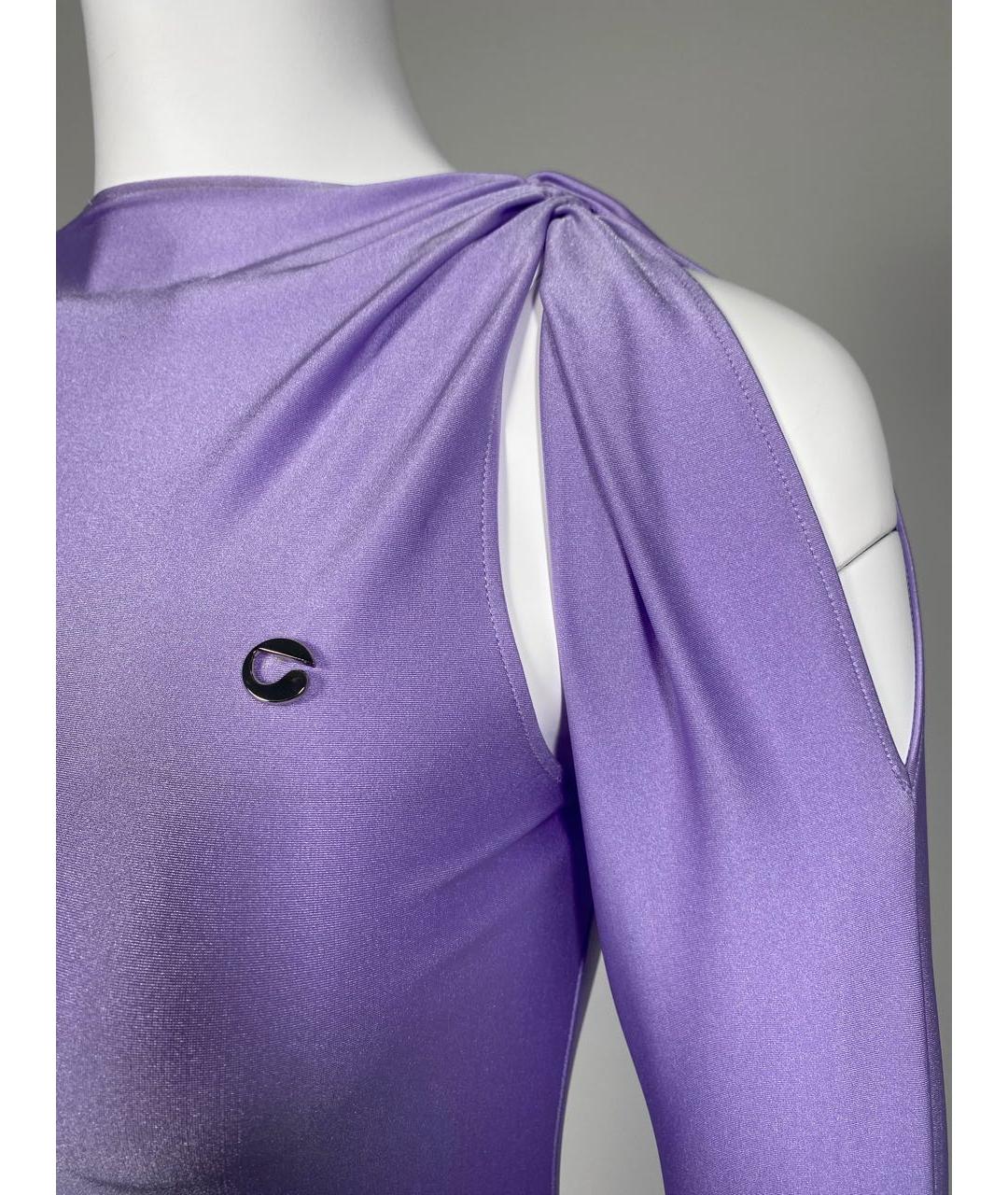 COPERNI Фиолетовое коктейльное платье, фото 4