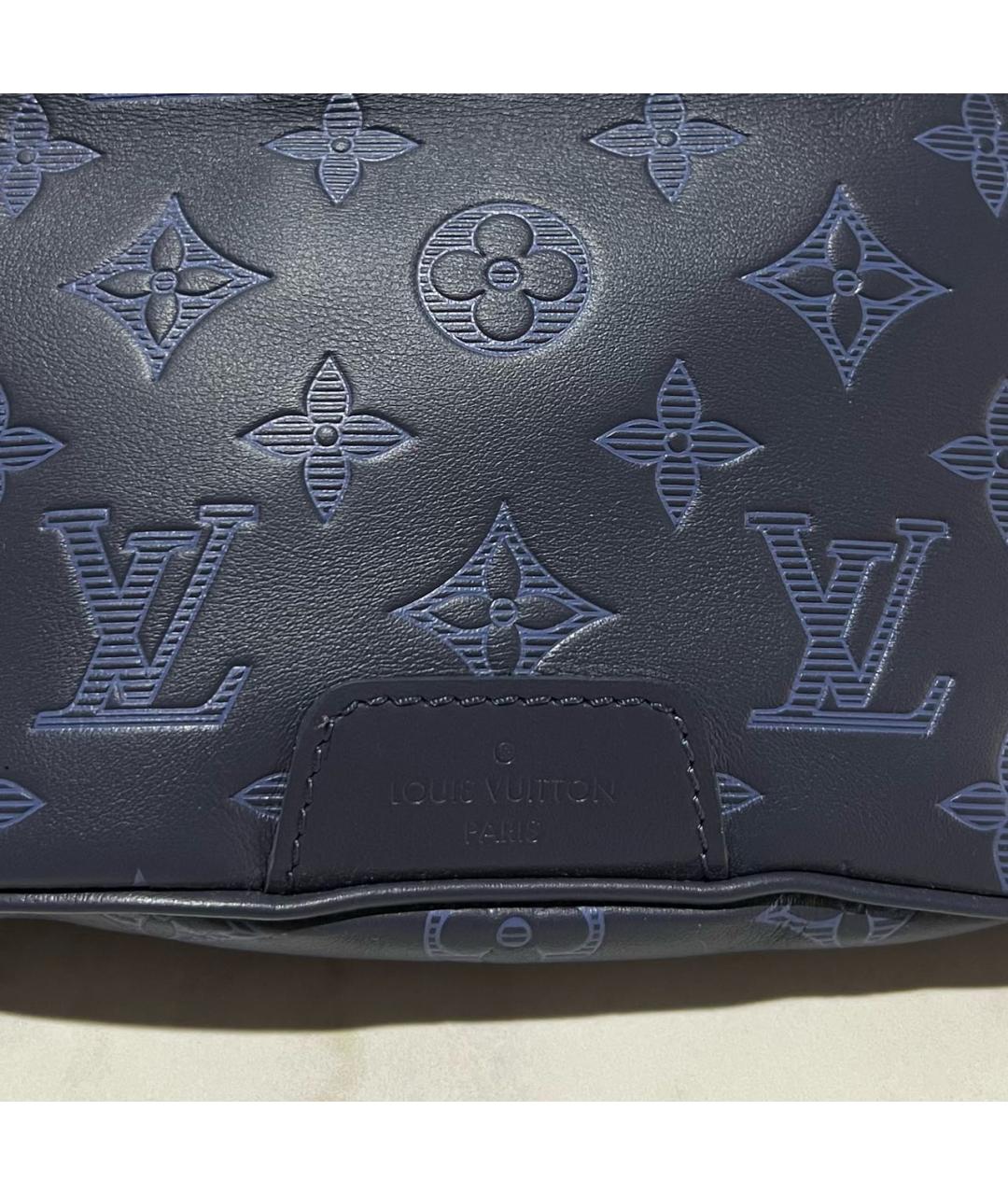 LOUIS VUITTON Темно-синяя поясная сумка, фото 4