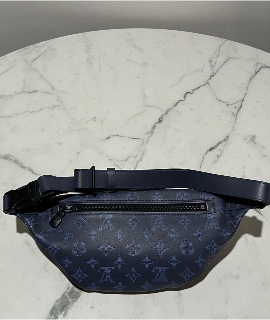 LOUIS VUITTON PRE-OWNED Темно-синяя поясная сумка, фото 2