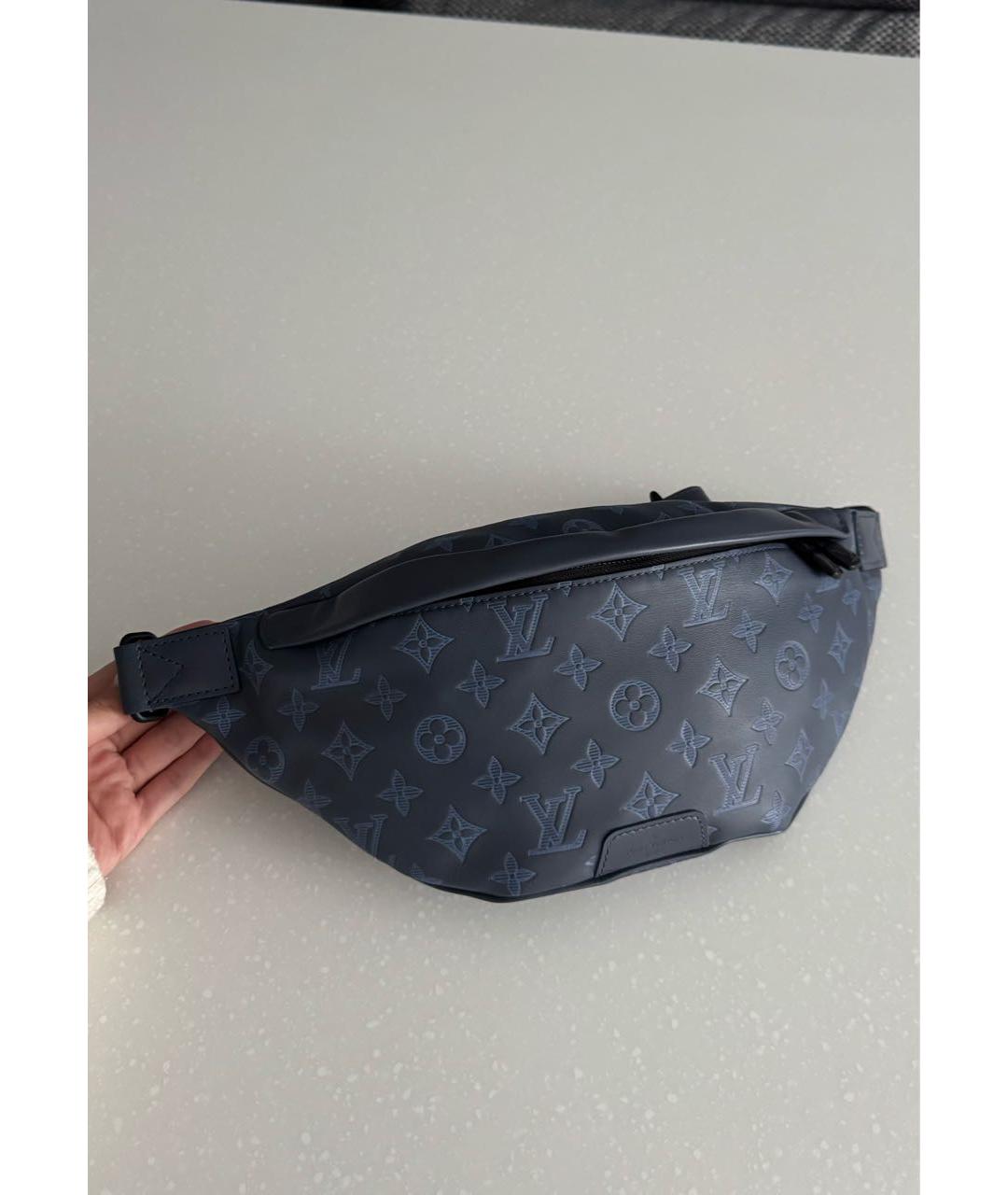 LOUIS VUITTON Темно-синяя поясная сумка, фото 2