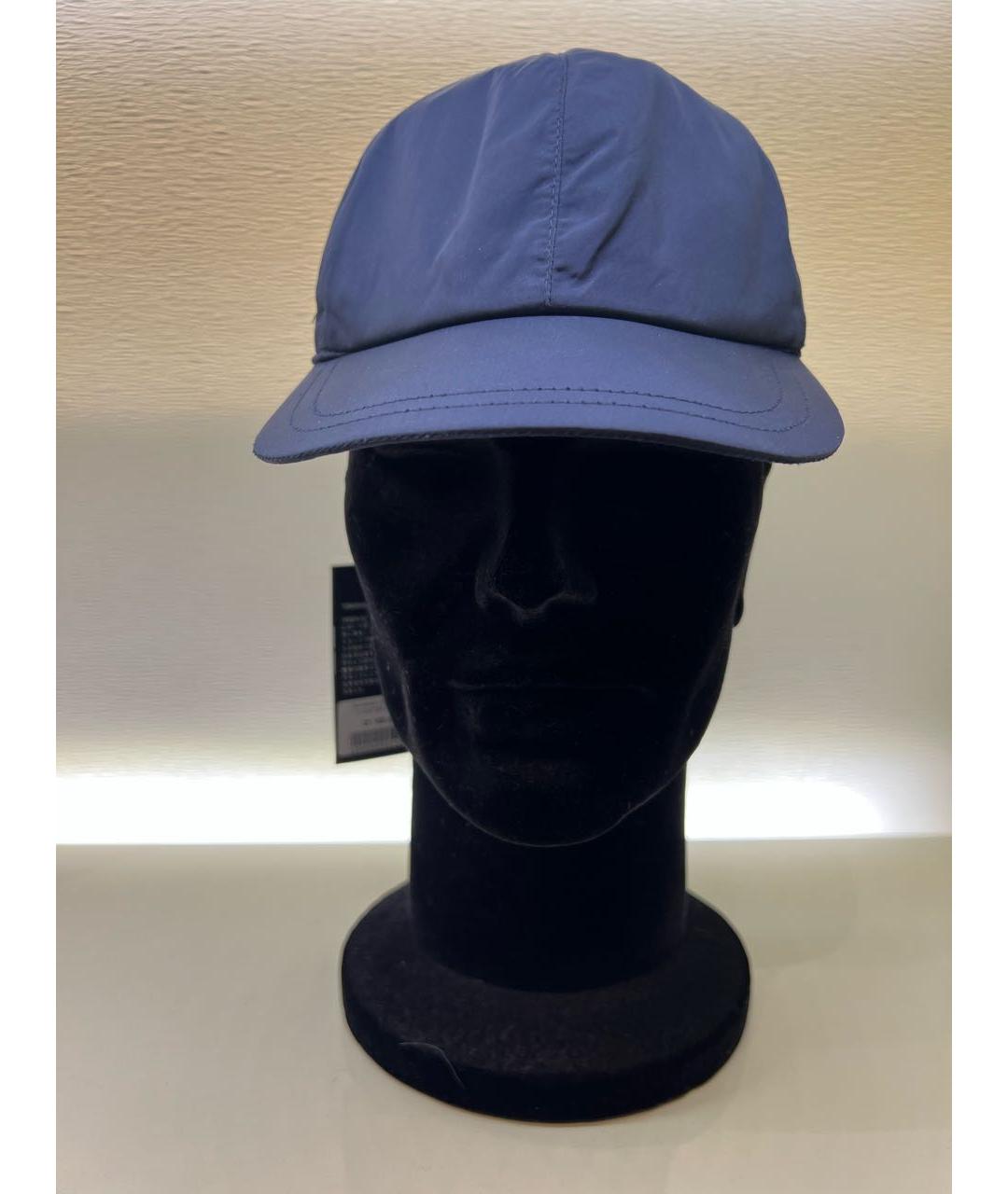 SVEVO Темно-синяя кашемировая кепка/бейсболка, фото 2