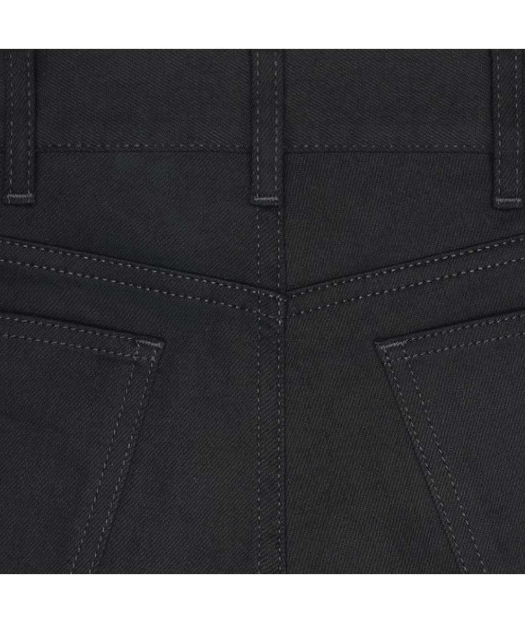 CELINE Черные хлопковые джинсы слим, фото 3