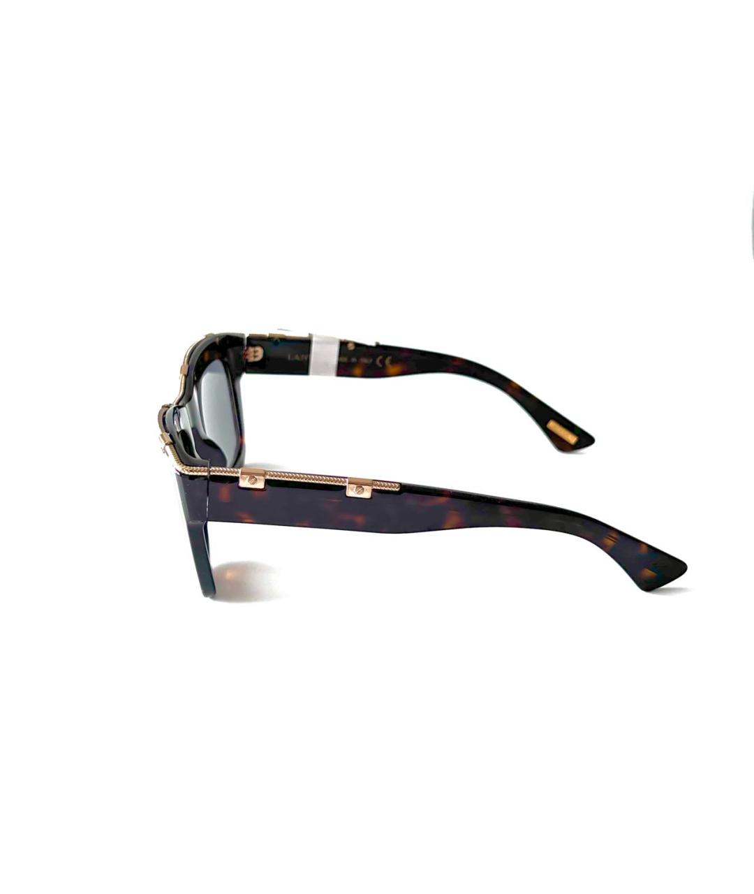 LANVIN Коричневые пластиковые солнцезащитные очки, фото 6