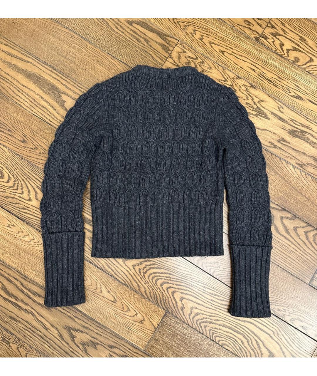 MICHAEL KORS Серый шерстяной джемпер / свитер, фото 2