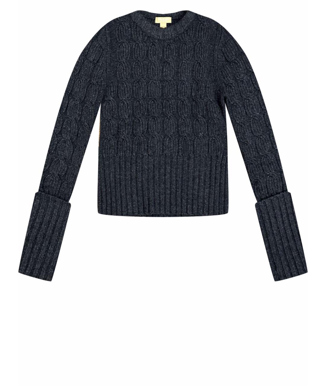 MICHAEL KORS Серый шерстяной джемпер / свитер, фото 1