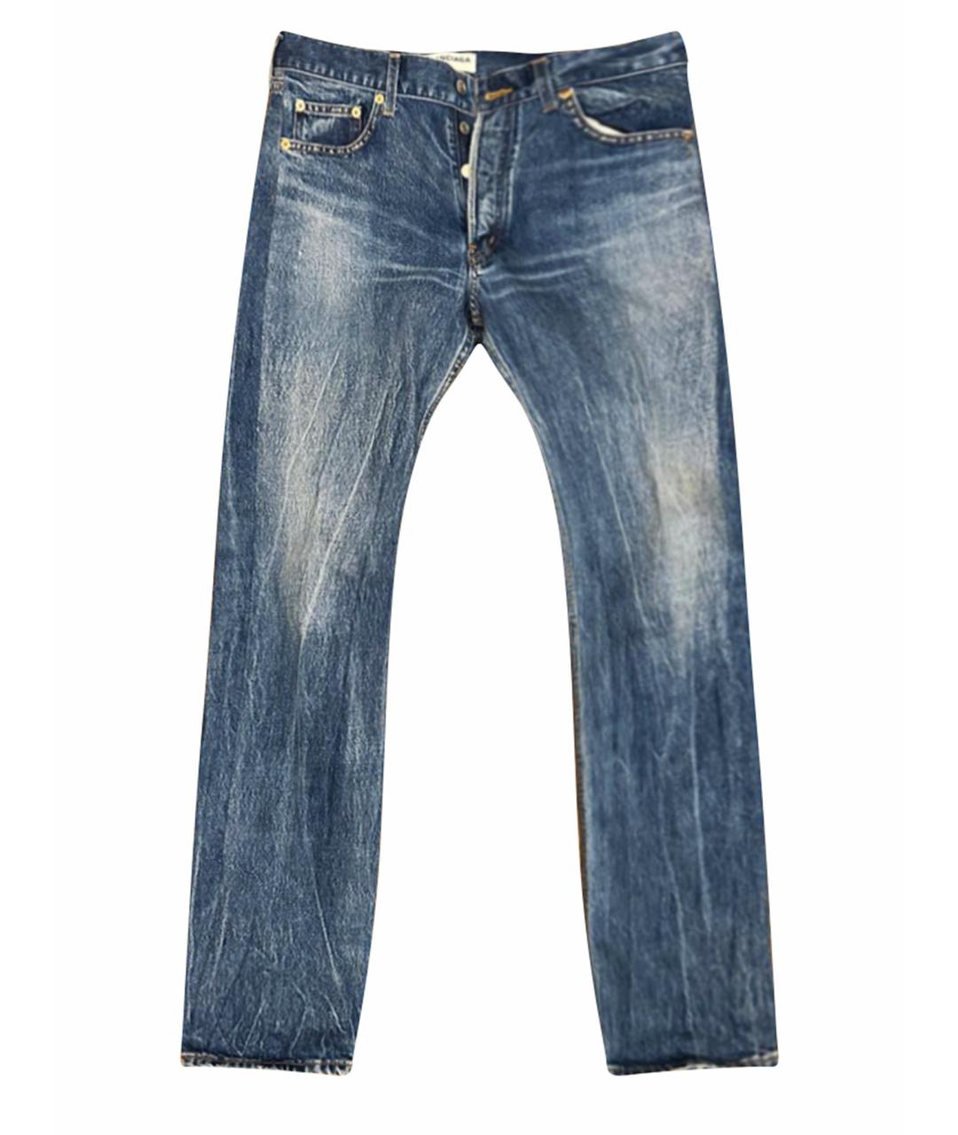 BALENCIAGA Синие прямые джинсы, фото 1