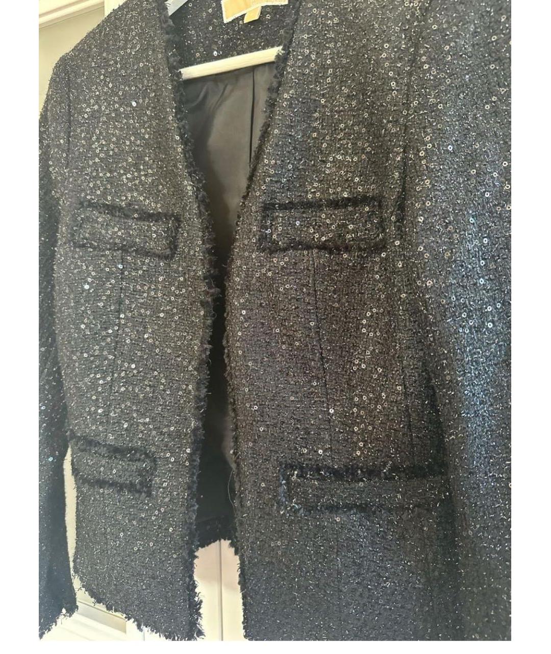 MICHAEL KORS COLLECTION Черный полиэстеровый жакет/пиджак, фото 4