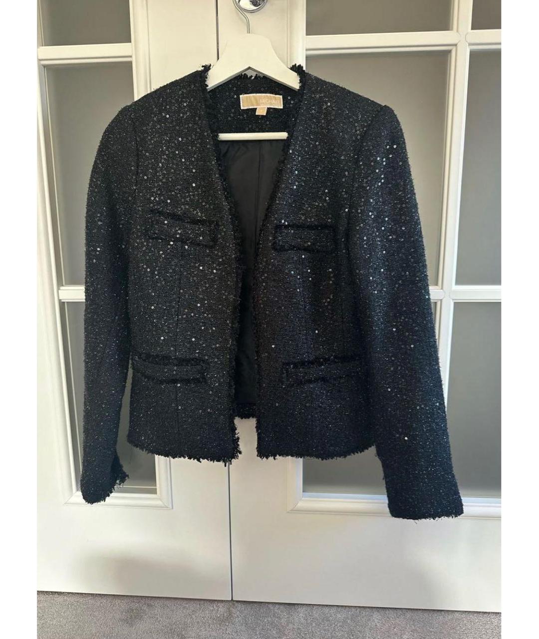 MICHAEL KORS COLLECTION Черный полиэстеровый жакет/пиджак, фото 5