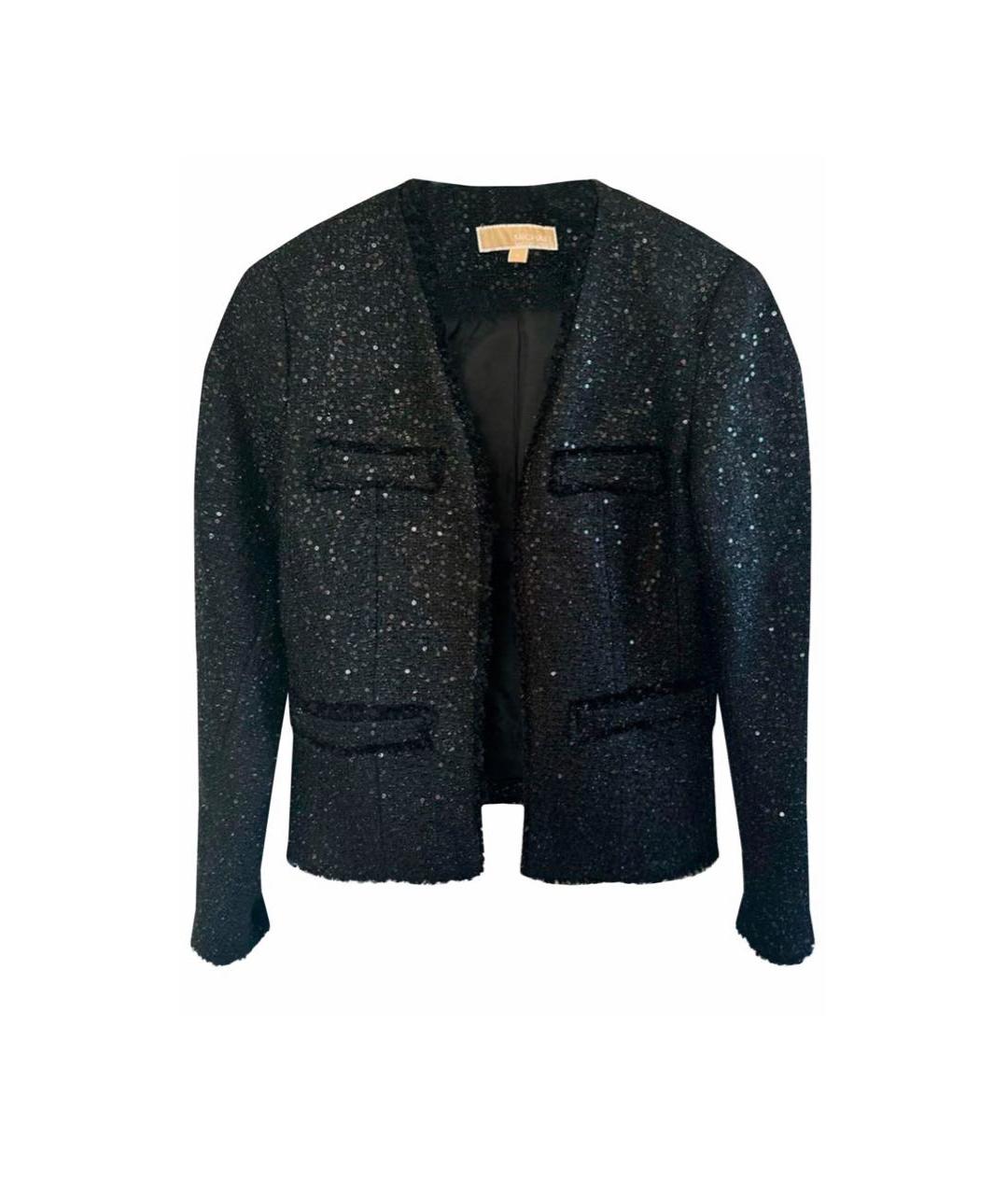 MICHAEL KORS COLLECTION Черный полиэстеровый жакет/пиджак, фото 1