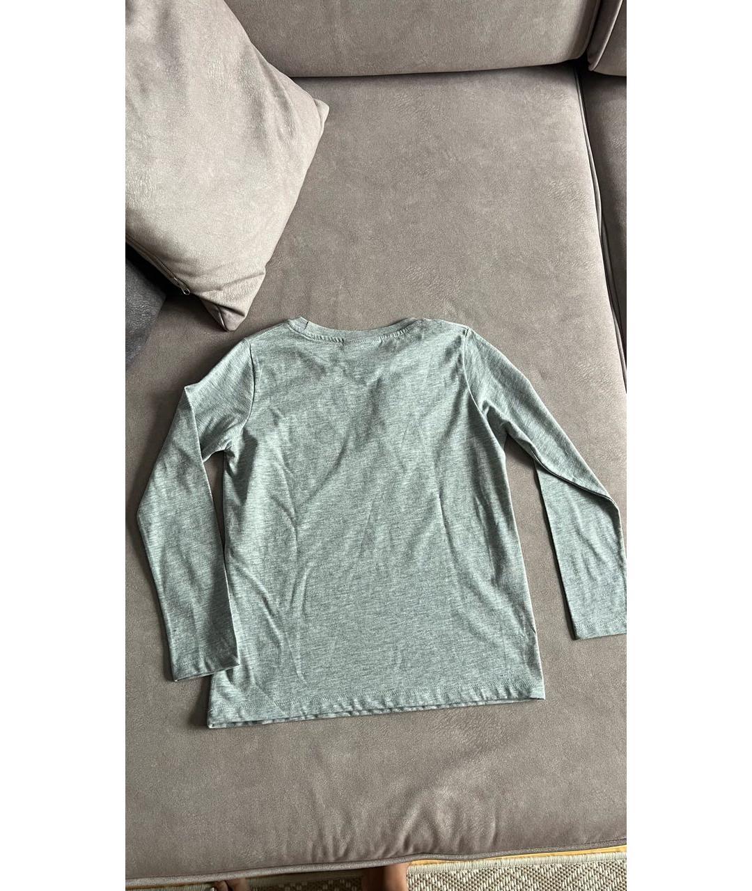 CHIARA FERRAGNI Серый хлопковый детская футболка / топ, фото 2