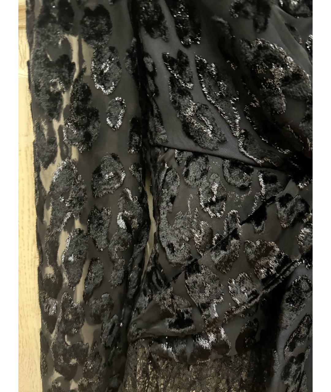 SELF-PORTRAIT Черная полиэстеровая блузы, фото 5