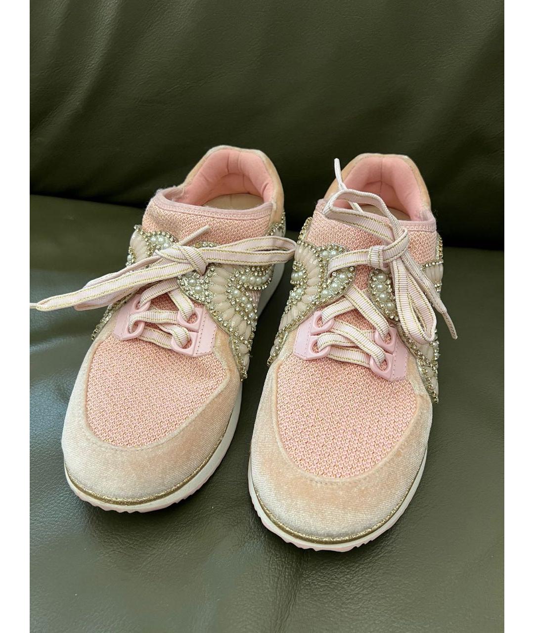 SOPHIA WEBSTER Розовые кроссовки, фото 4