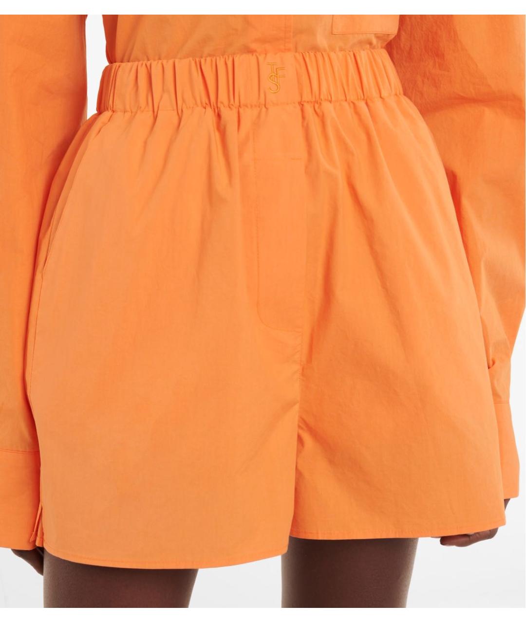 THE FRANKIE SHOP Оранжевый хлопковый костюм с брюками, фото 5