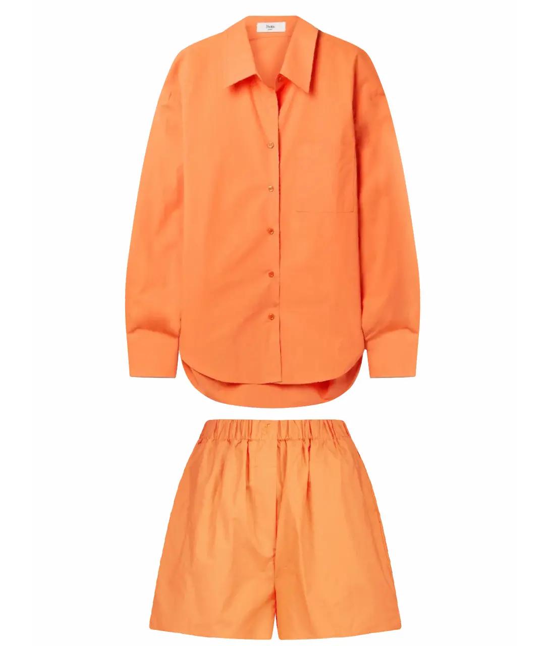 THE FRANKIE SHOP Оранжевый хлопковый костюм с брюками, фото 1