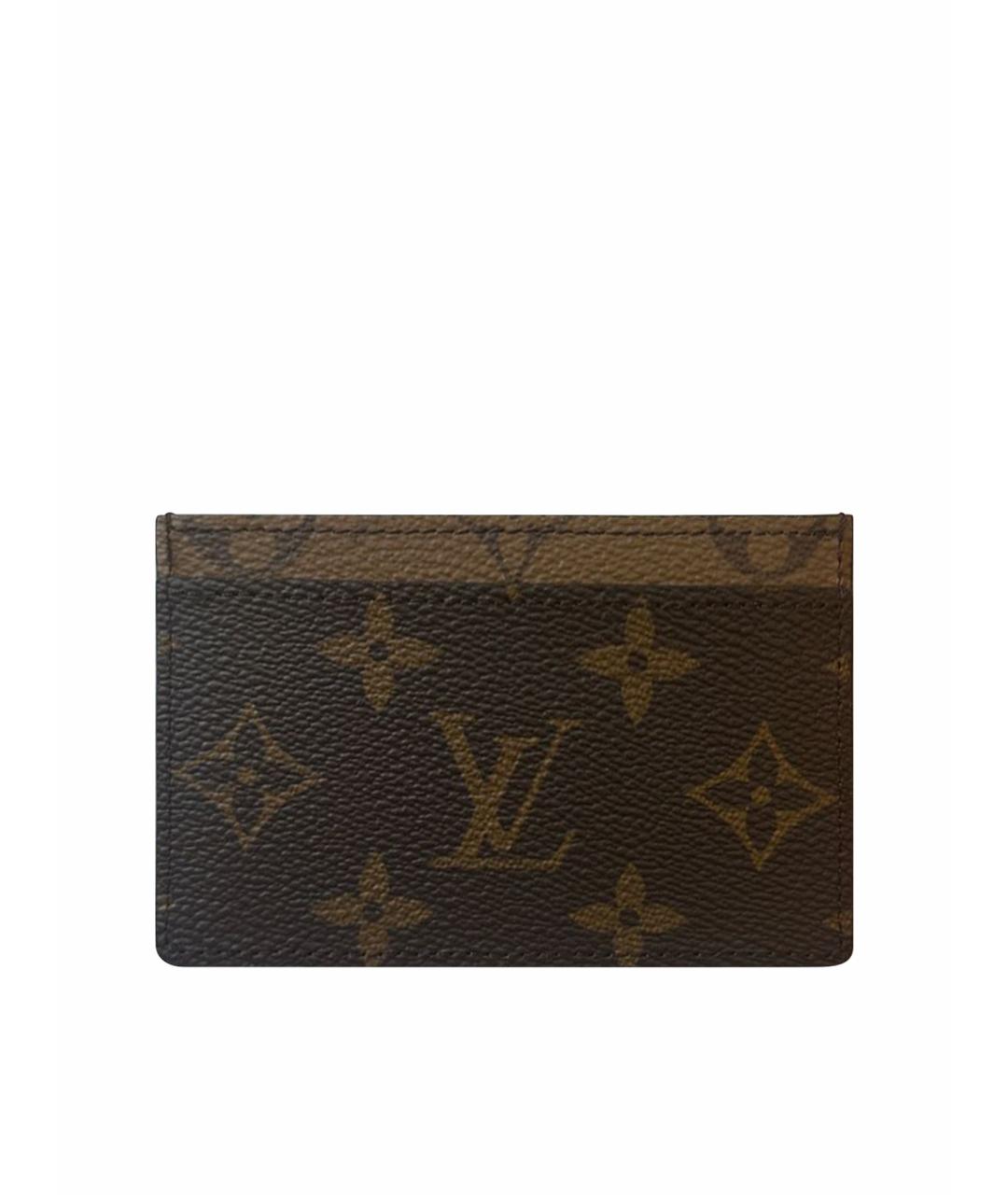 LOUIS VUITTON PRE-OWNED Коричневый кардхолдер, фото 1