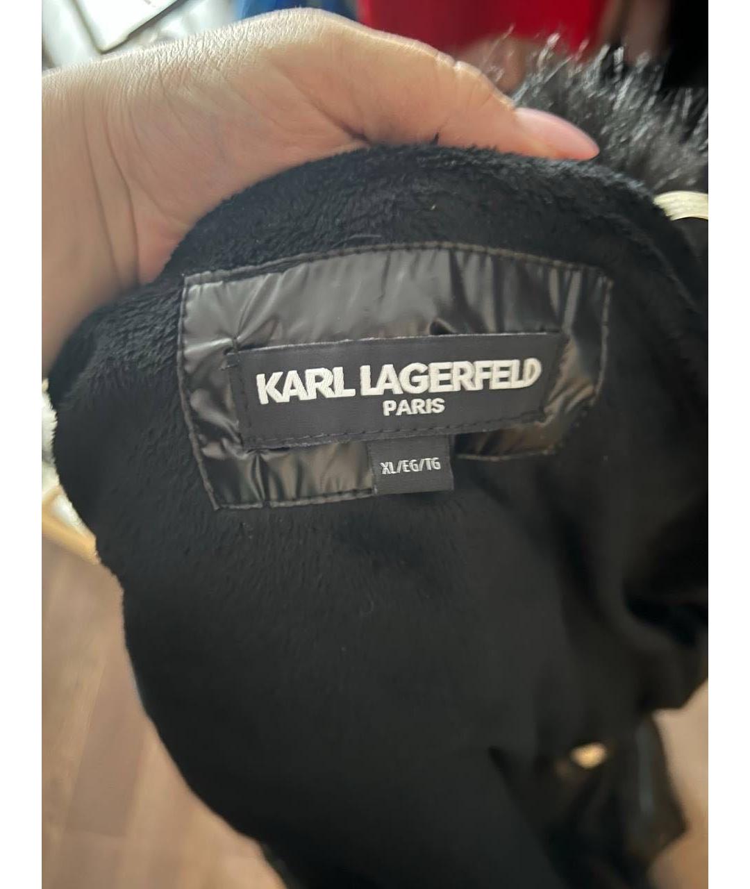 KARL LAGERFELD Черная куртка, фото 4