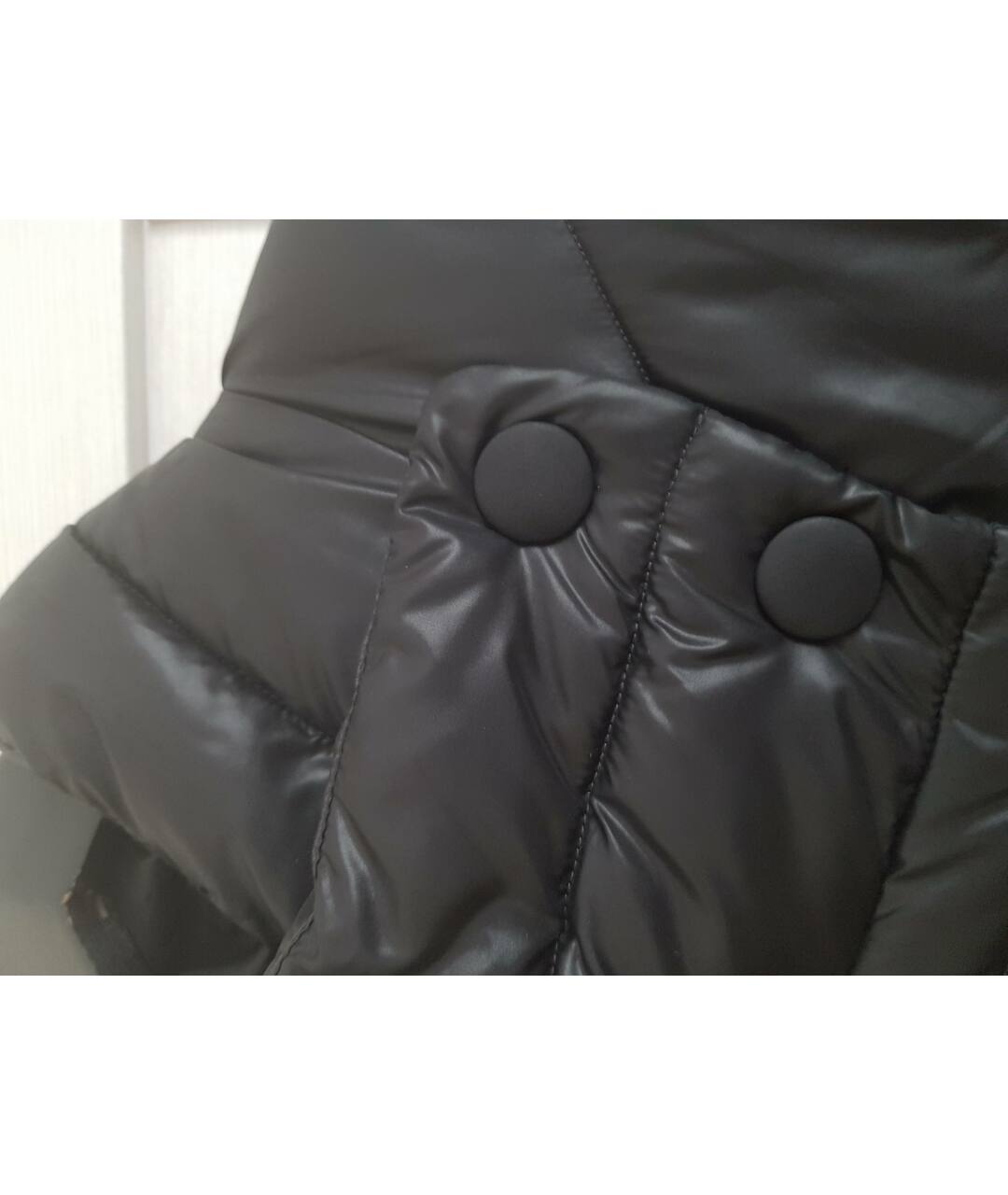 DENNY ROSE Черная полиэстеровая куртка, фото 4