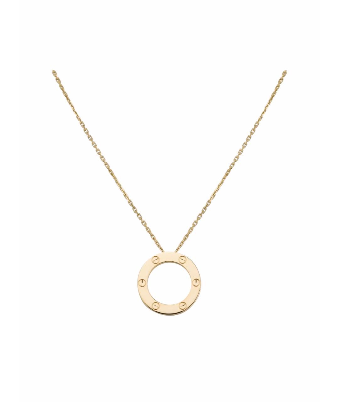 CARTIER Золотое колье из желтого золота, фото 1