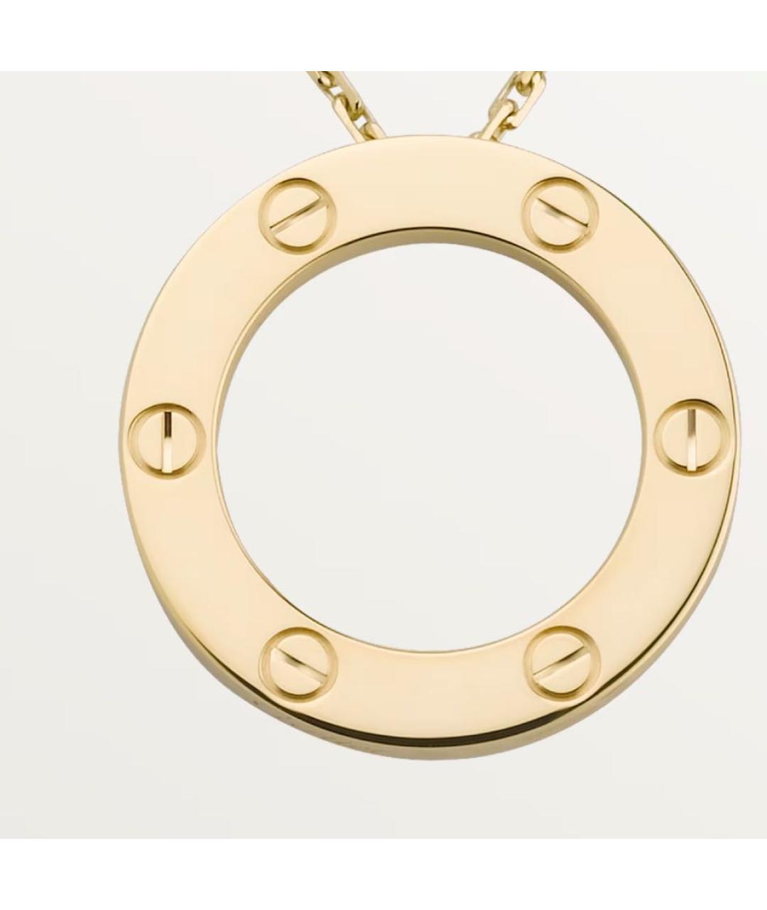 CARTIER Золотое колье из желтого золота, фото 2