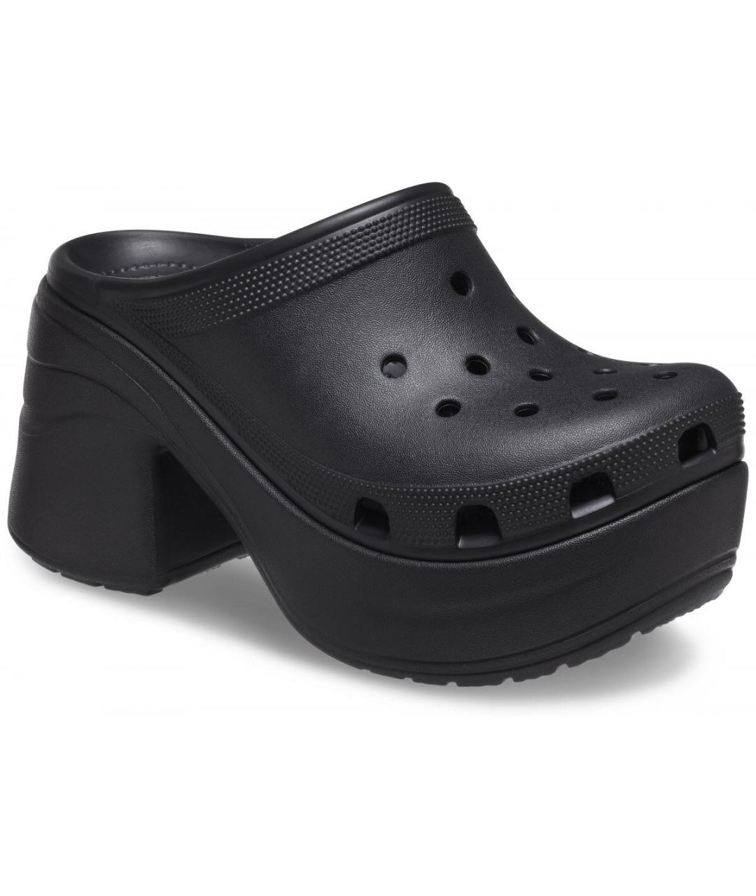 CROCS Черные синтетические сабо, фото 2