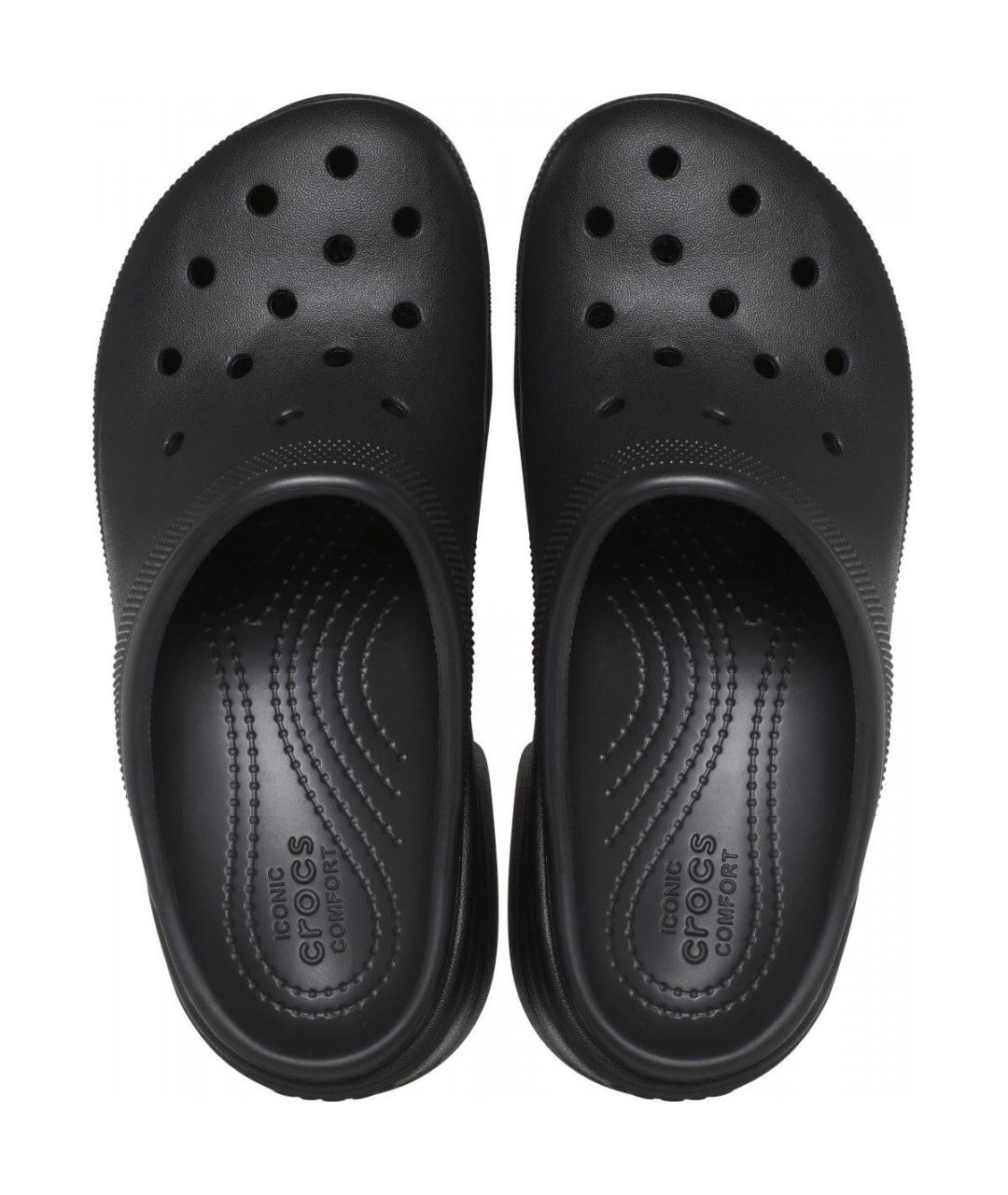 CROCS Черные синтетические сабо, фото 3